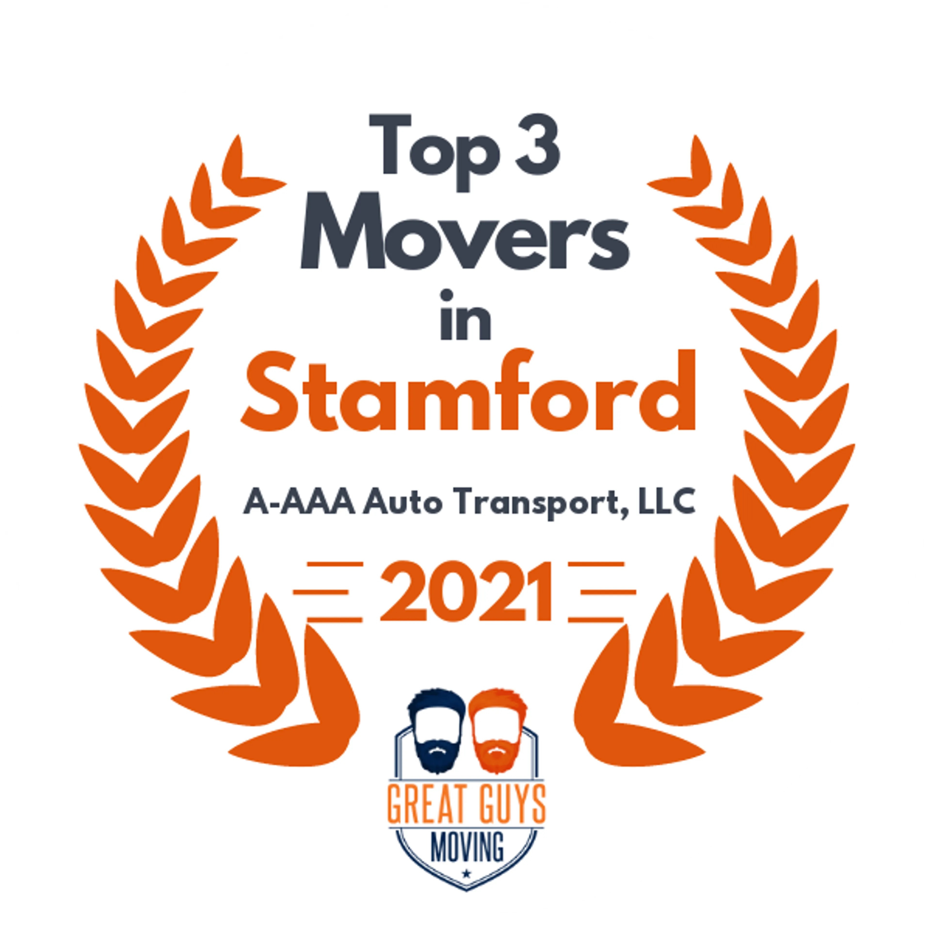 Top 3 Movers in Stamford, CT 2021 award