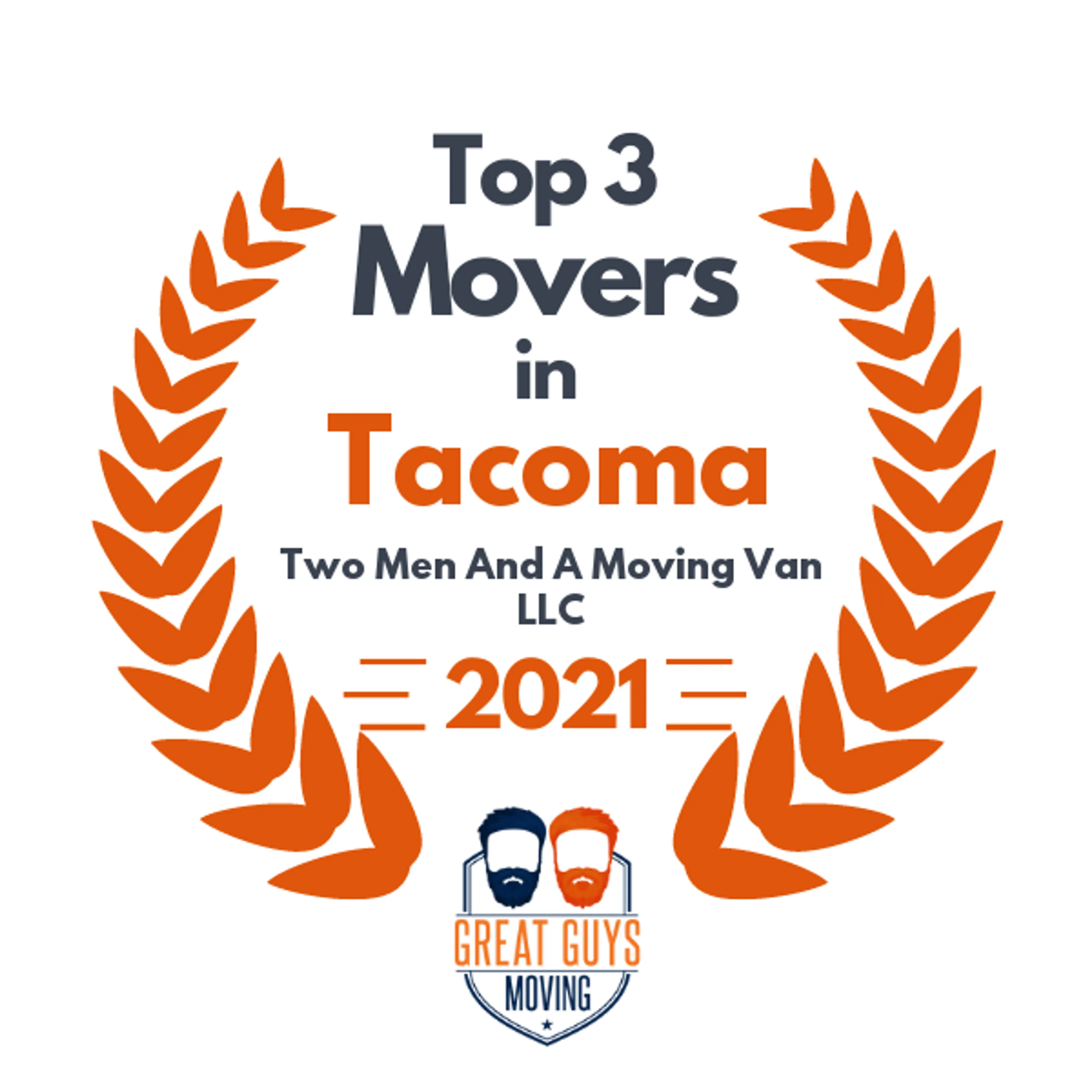 Top 3 Movers in Seattle, WA 2021 award