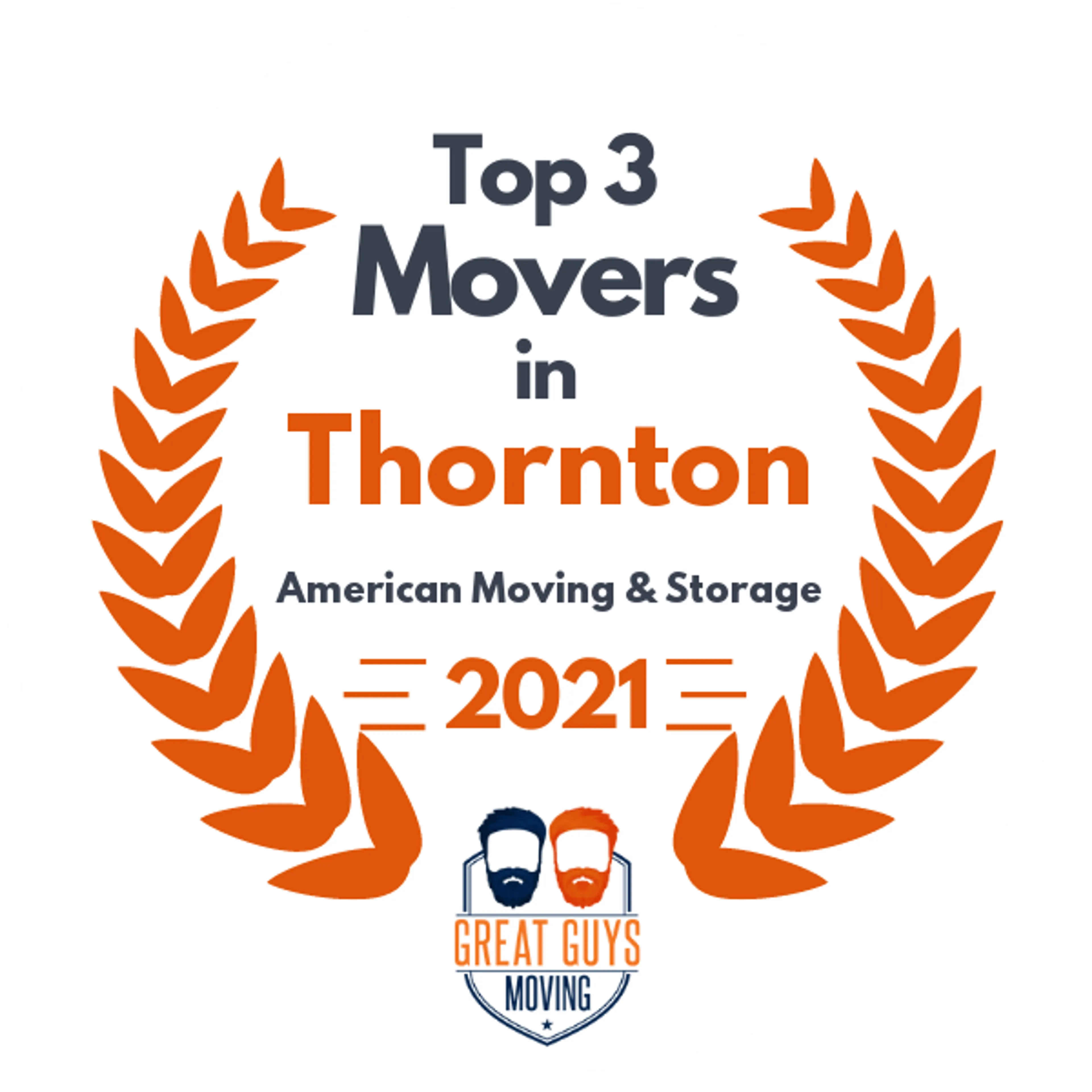 Top 3 Movers in Denver, CO 2021 award