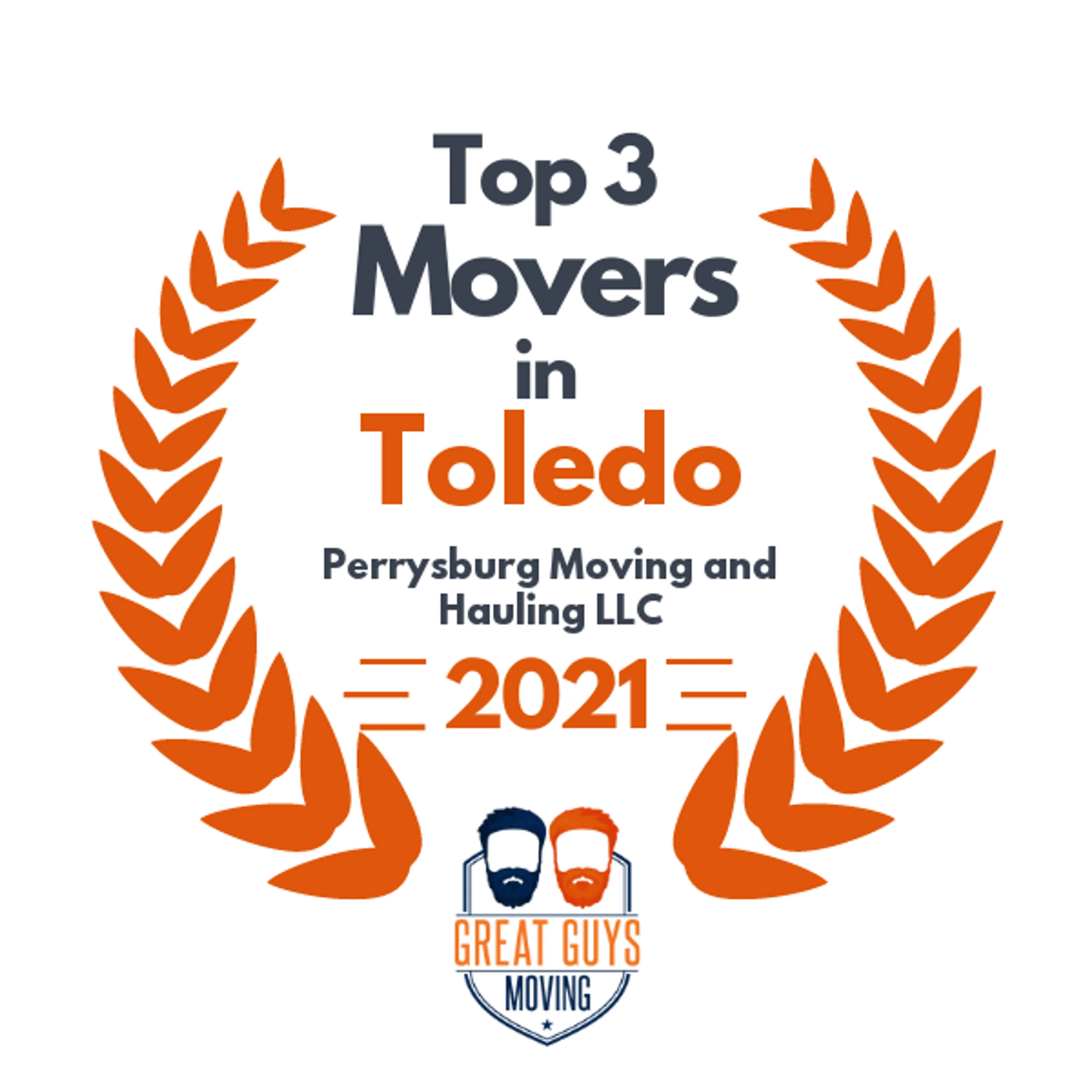 Top 3 Movers in Toledo, OH 2021 award