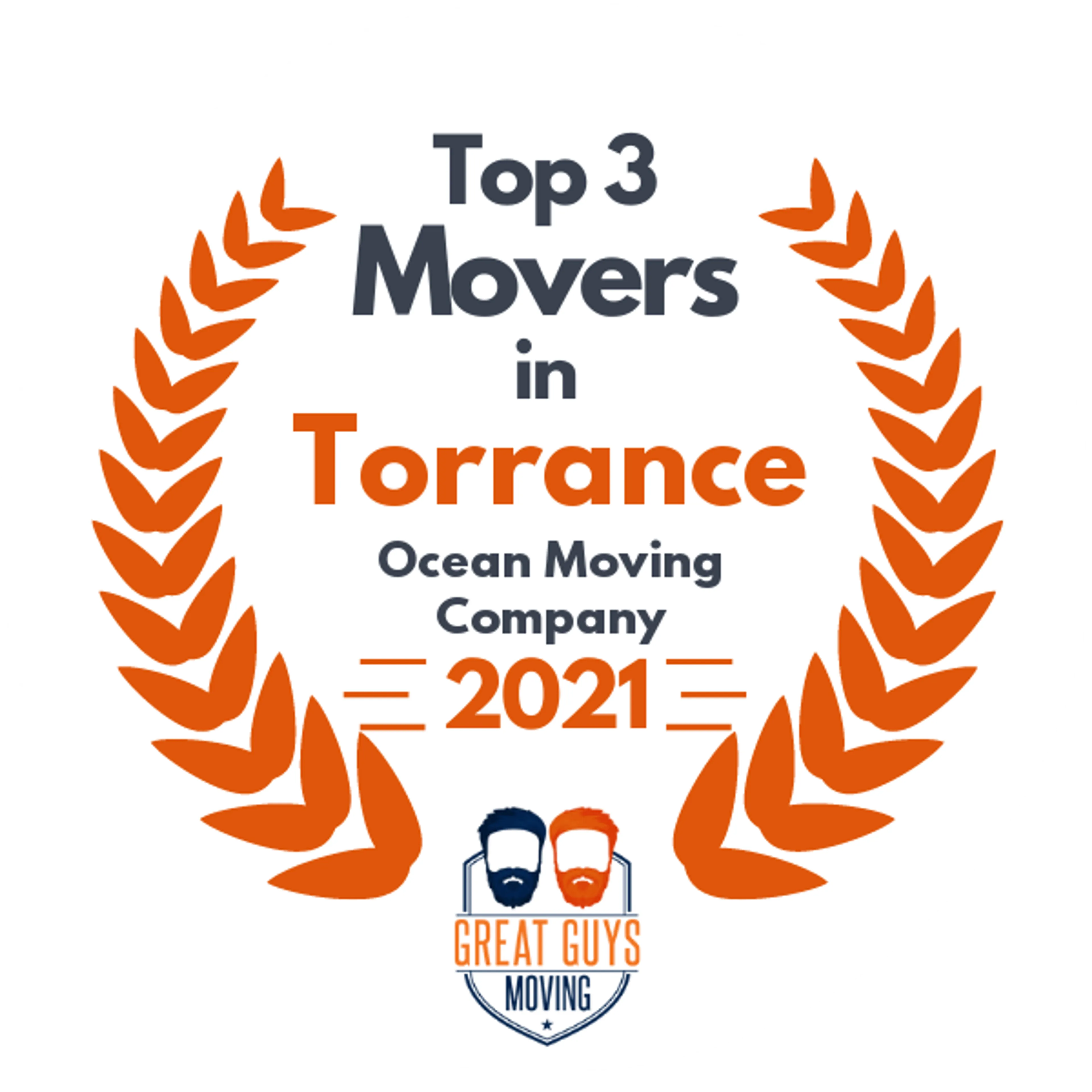 Top 3 Movers in Long Beach, CA 2021 award