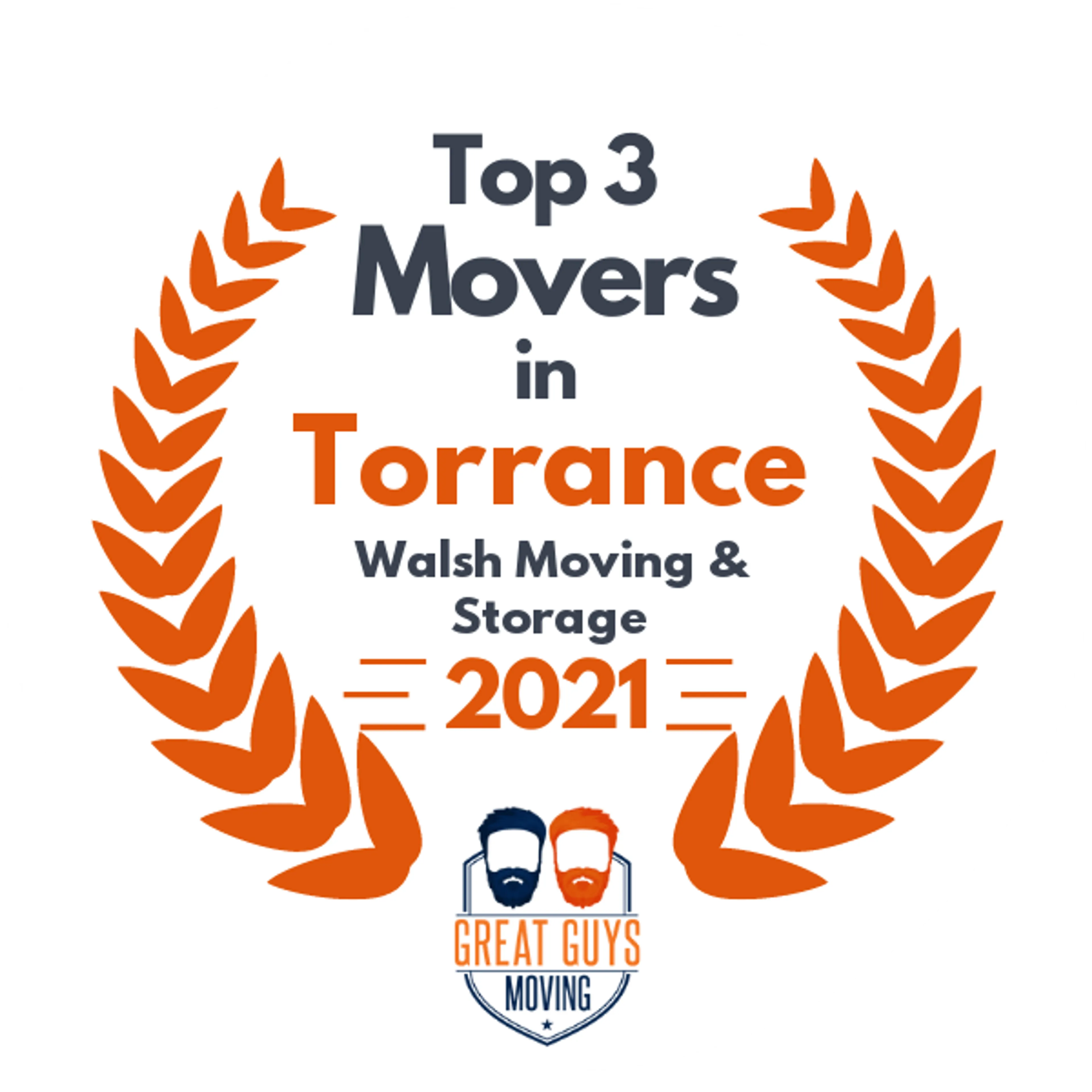 Top 3 Movers in Long Beach, CA 2021 award