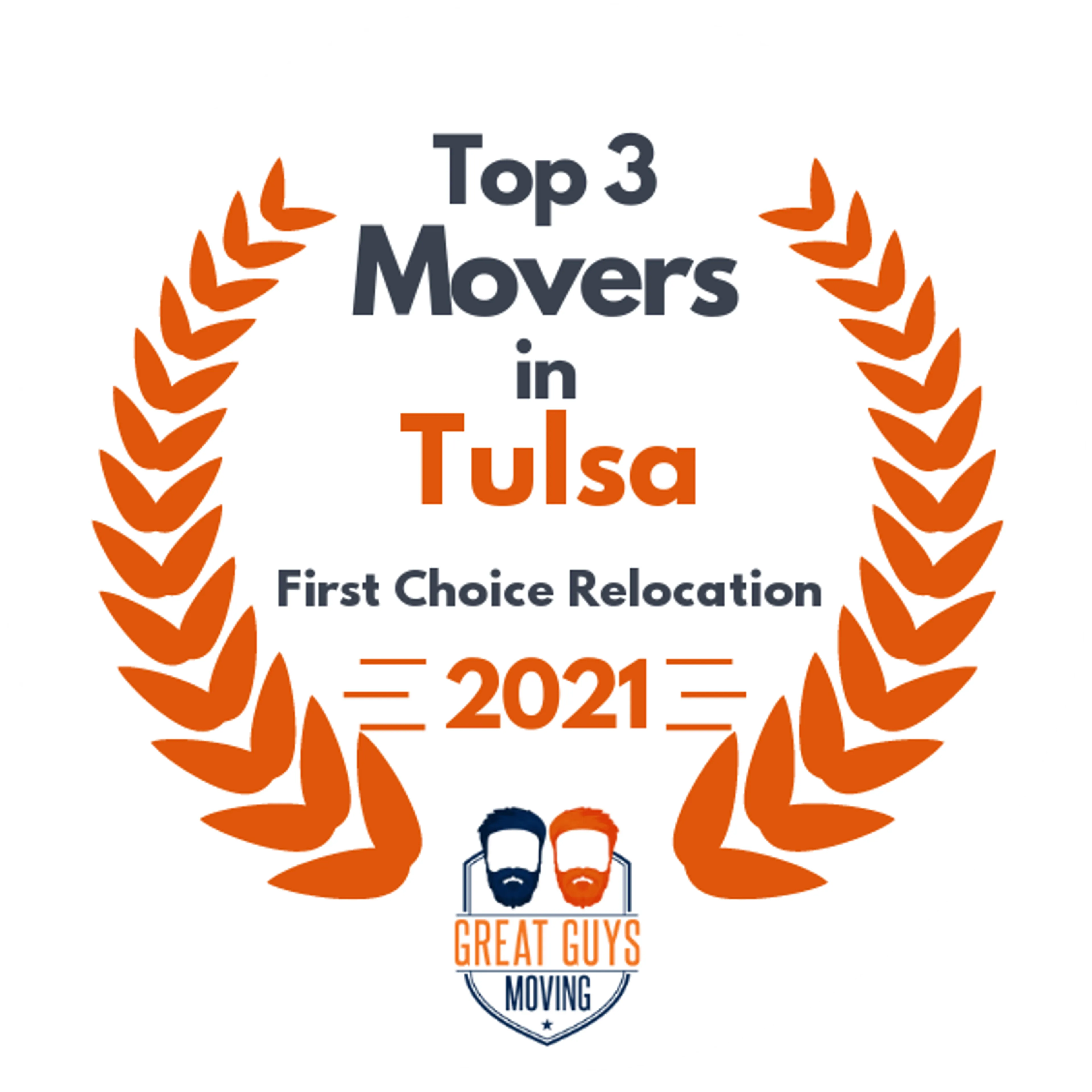 Top 3 Movers in Tulsa, OK 2021 award