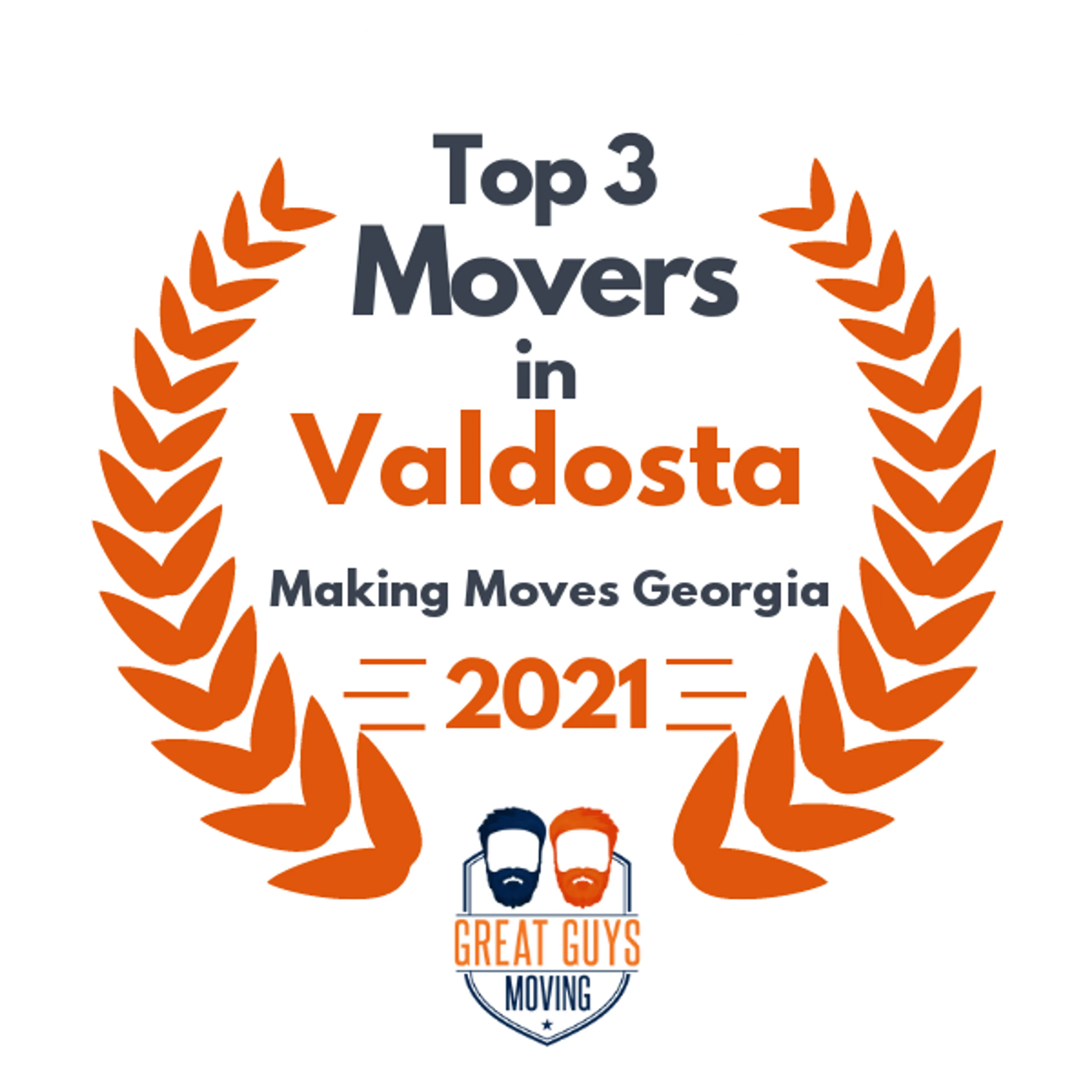 Top 3 Movers in Columbus, GA 2021 award