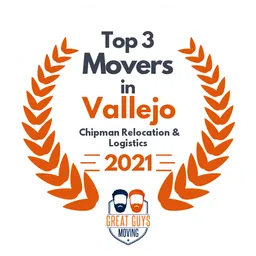 top 3 ranked movers in vallejo 2021 chipman relocation logistics image