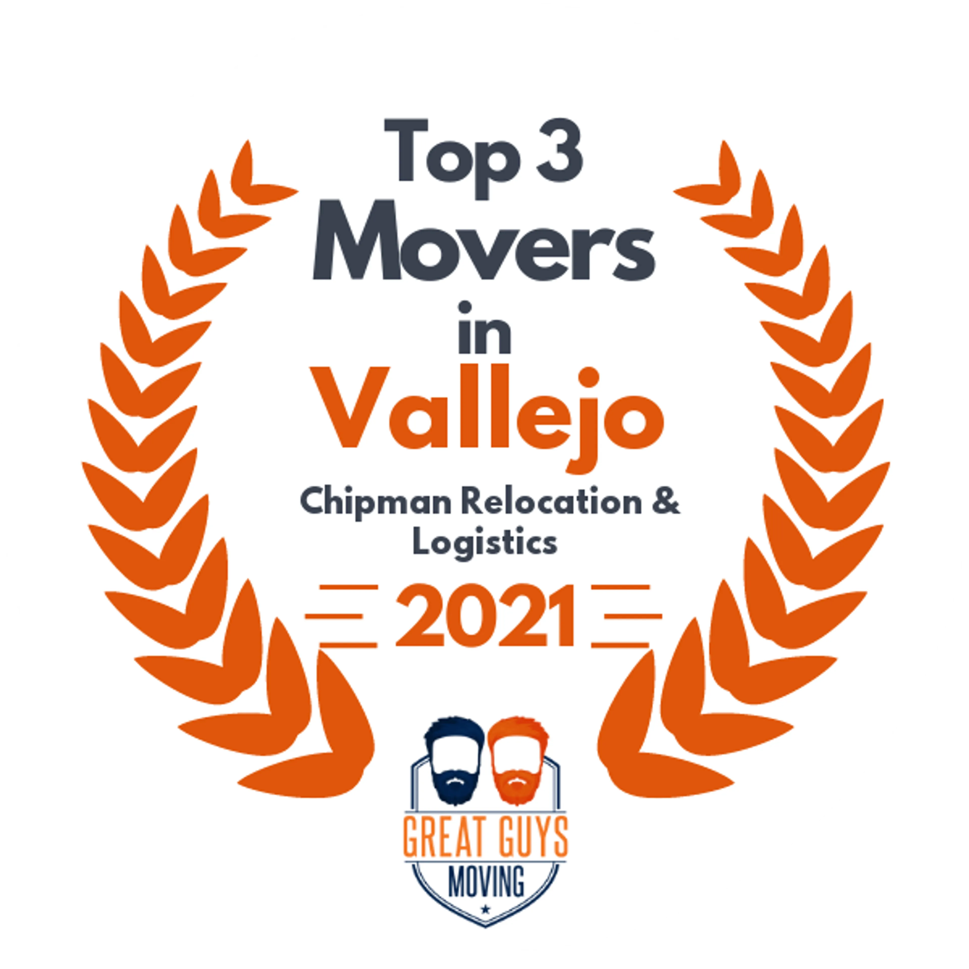 Top 3 Movers in Santa Rosa, CA 2021 award