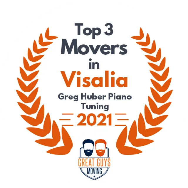 Top 3 Movers in Visalia, CA 2021 award