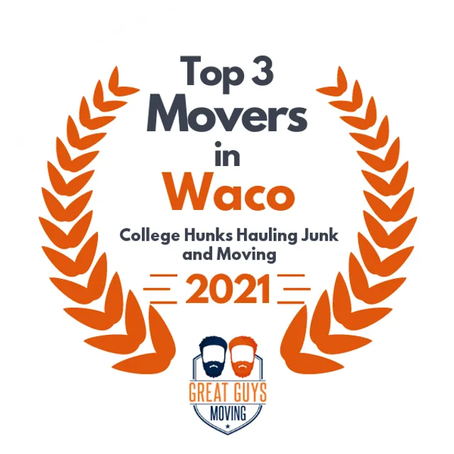 Top 3 Movers in Waco, TX 2021 award