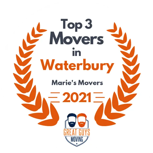 Top 3 Movers in New Haven, CT 2021 award