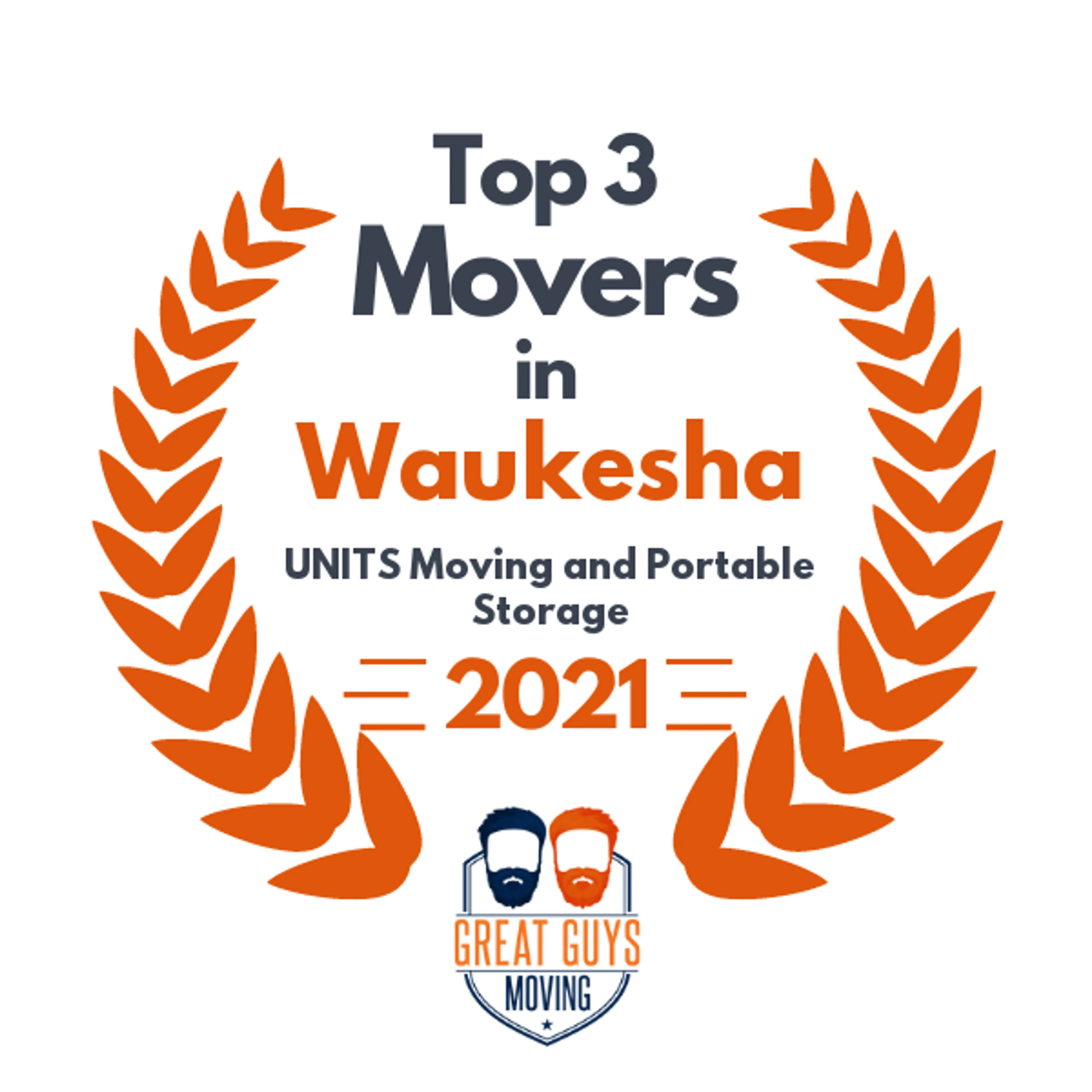 Top 3 Movers in Milwaukee, WI 2021 award