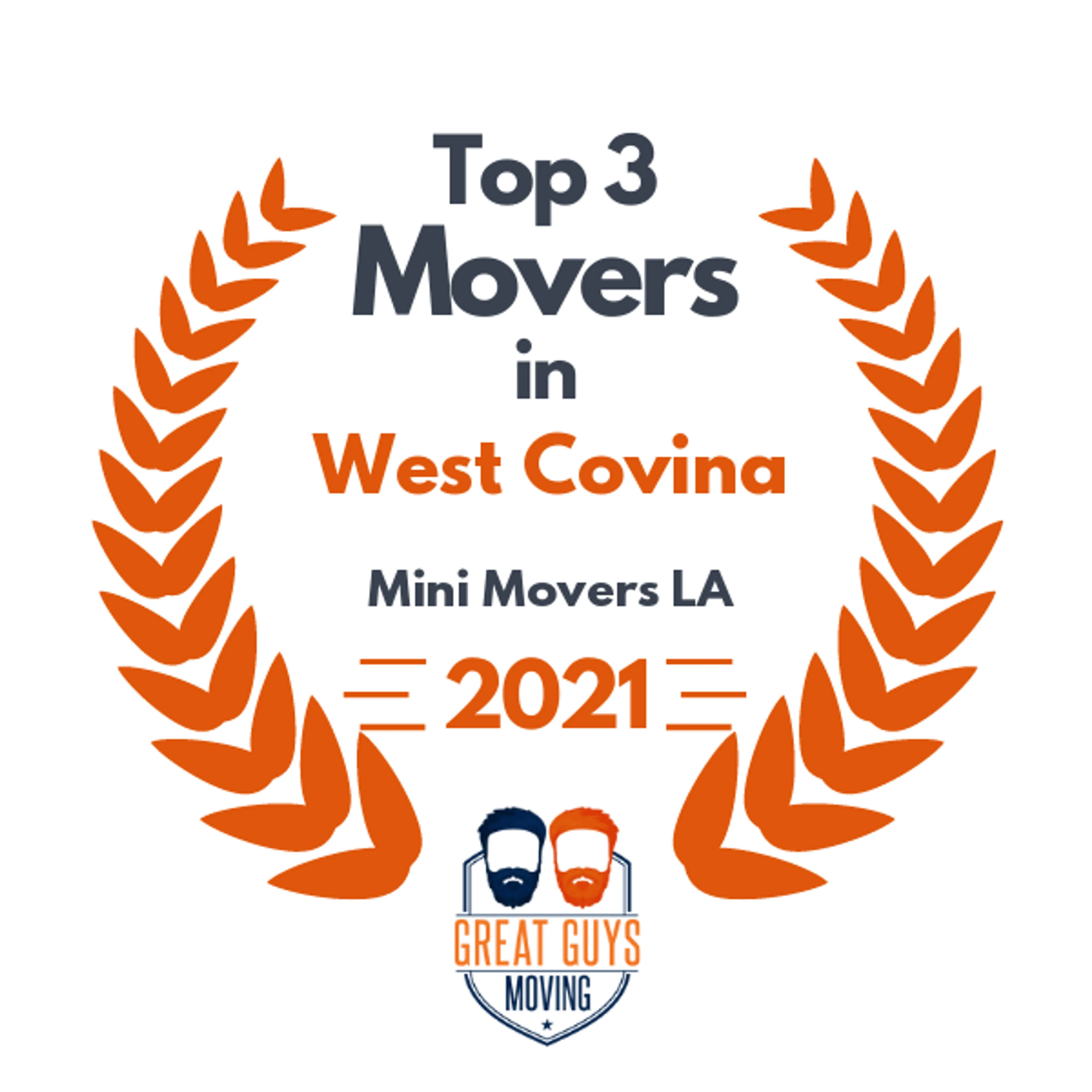 Top 3 Movers in El Monte, CA 2021 award