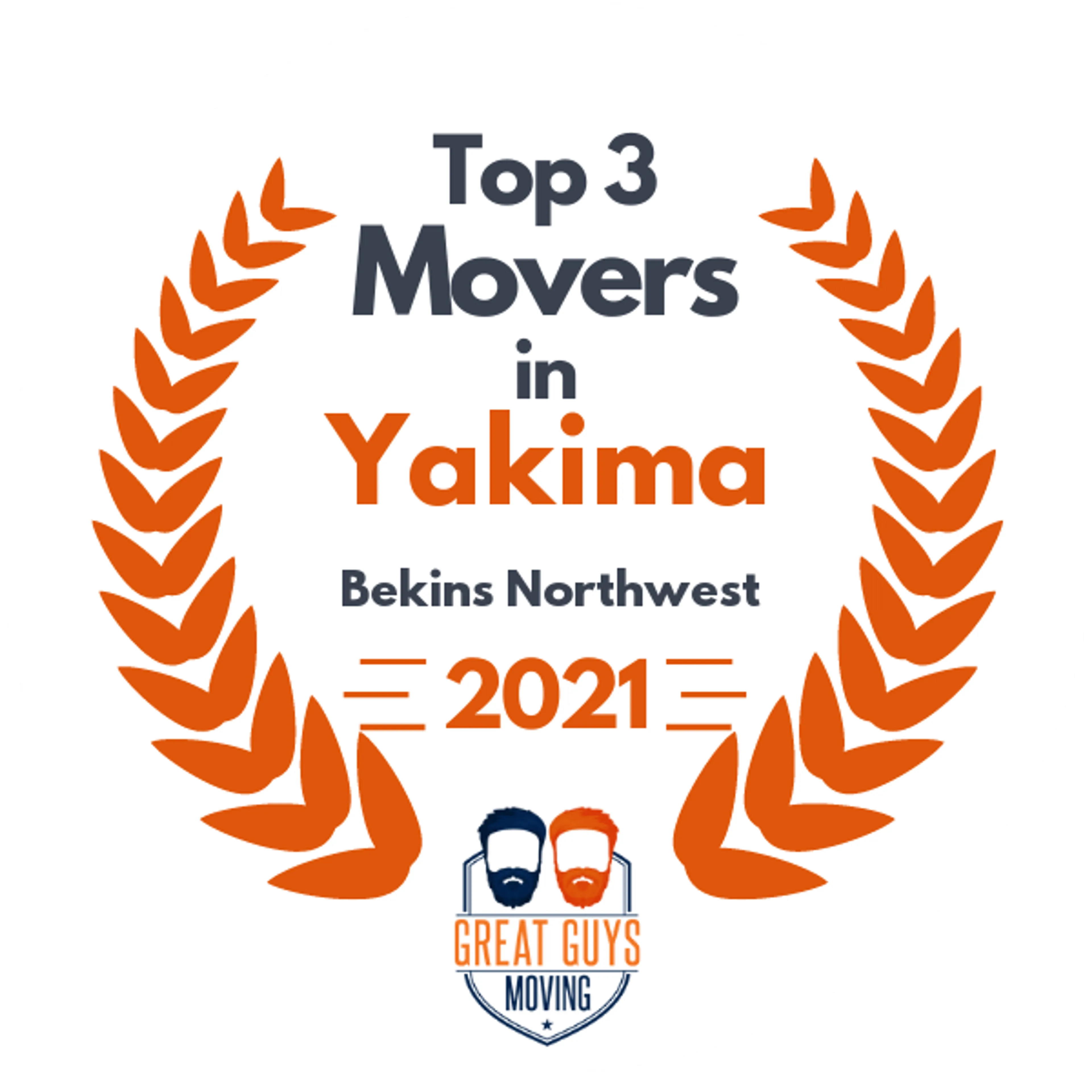 Top 3 Movers in Yakima, WA 2021 award
