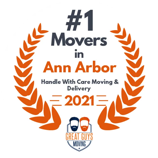 #1 Ranked Movers in Warren, MI 2021 award