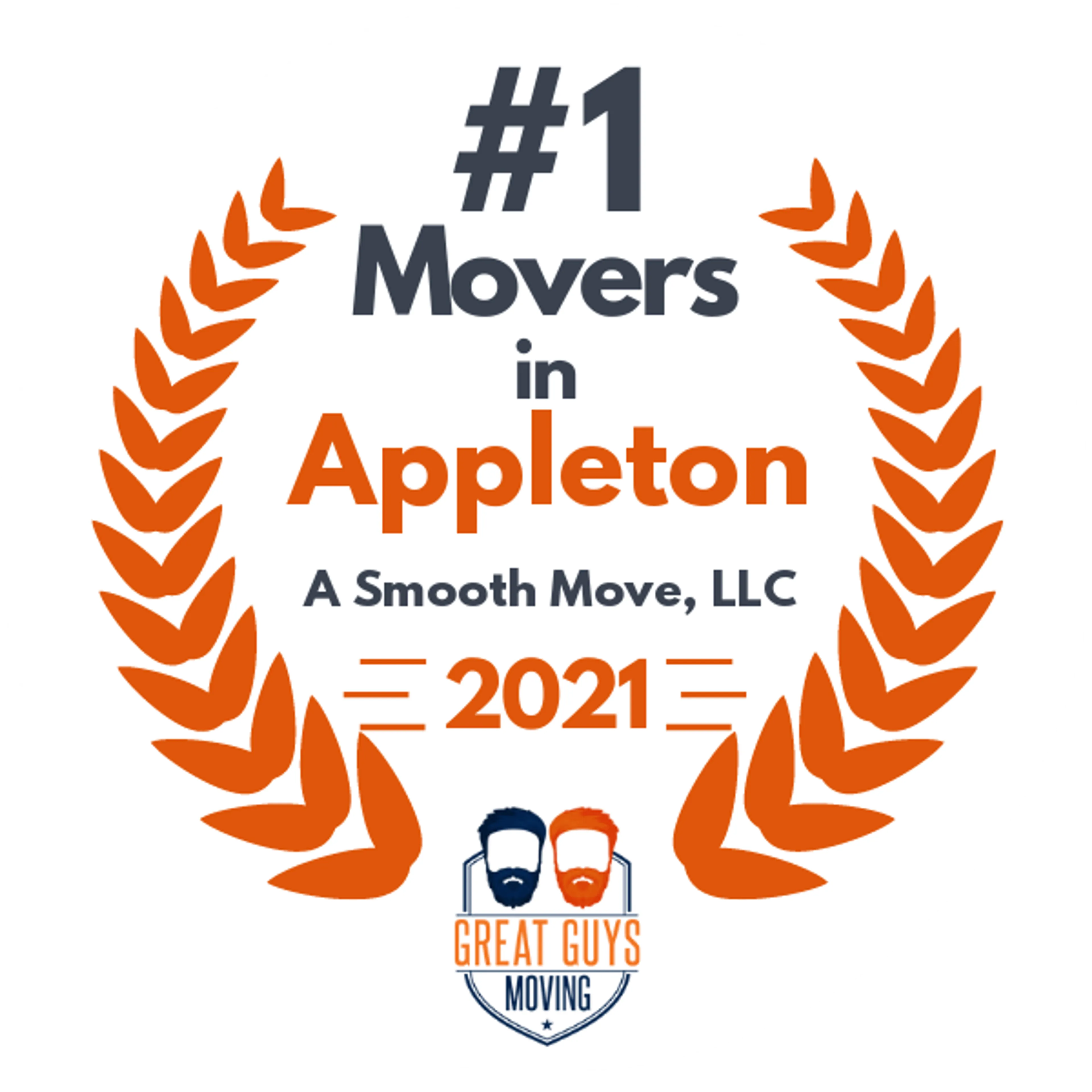 #1 Ranked Movers in Madison, WI 2021 award