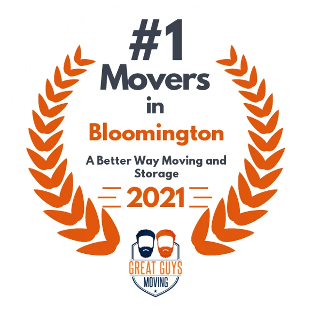 #1 Ranked Movers in Carmel, IN 2021 award