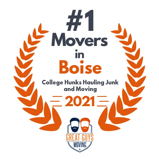 #1 Ranked Movers in Boise, ID 2021 award