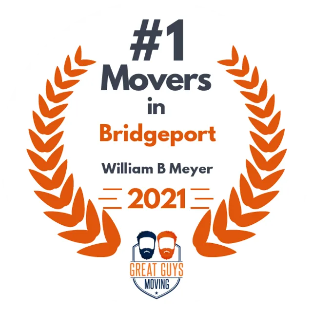 #1 Ranked Movers in Bridgeport, CT 2021 award