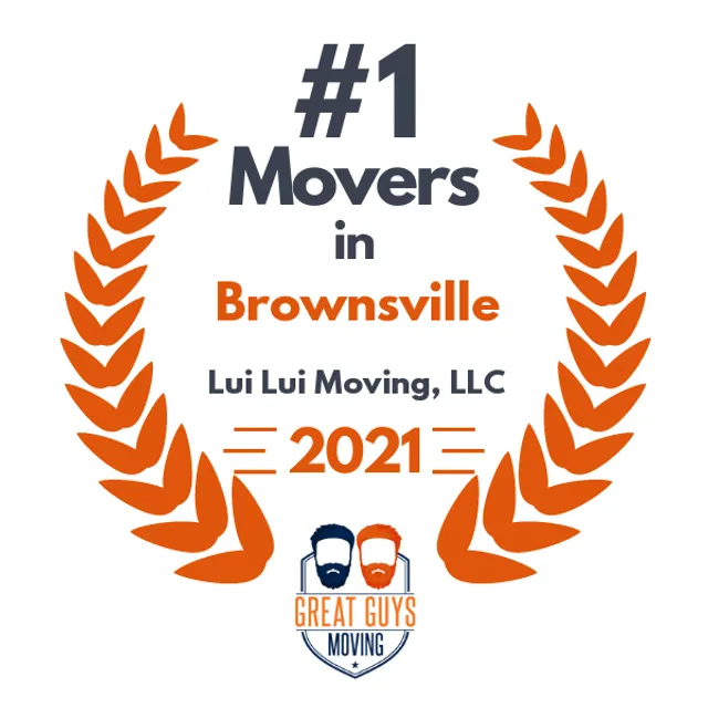 #1 Ranked Movers in Brownsville, TX 2021 award