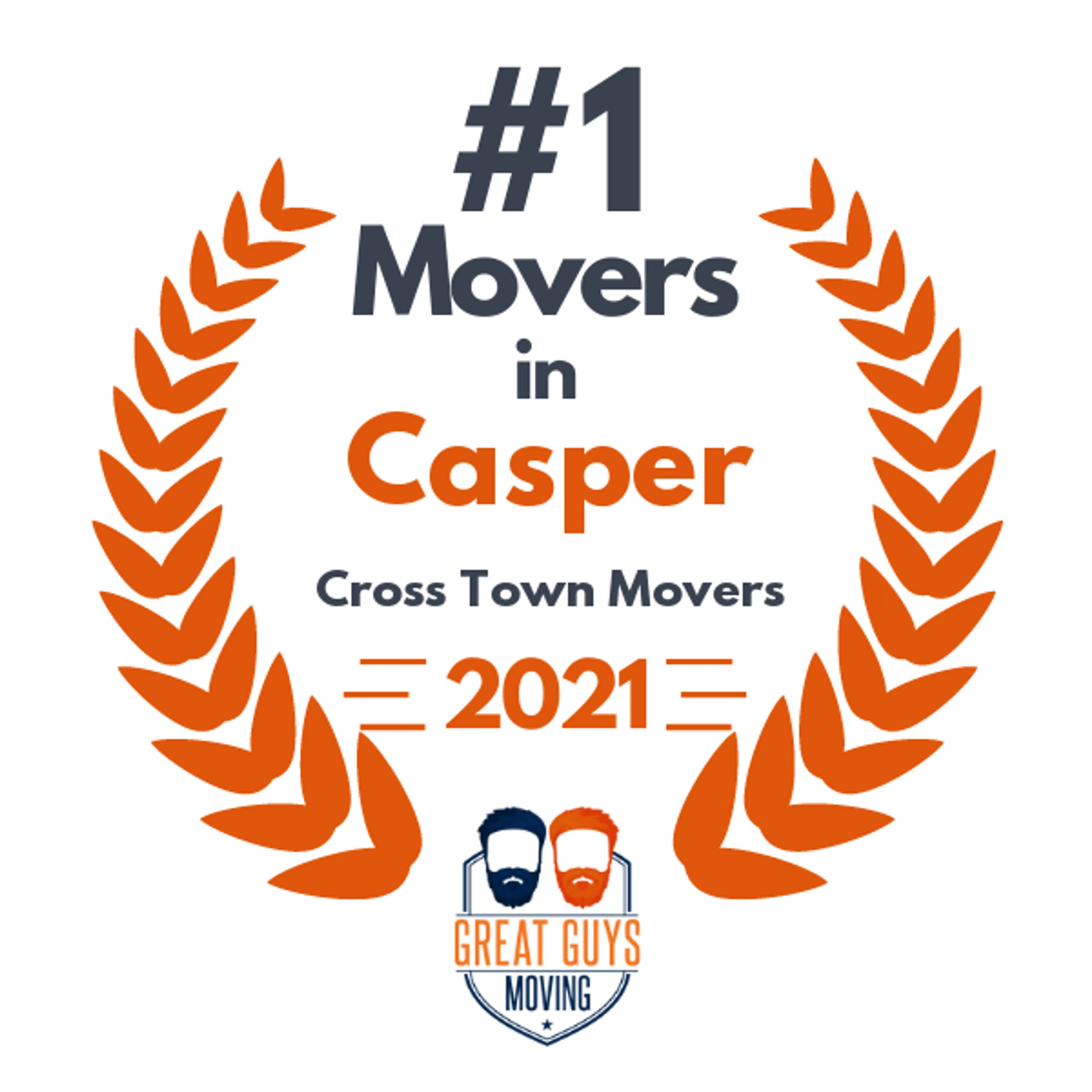 #1 Ranked Movers in Casper, WY 2021 award