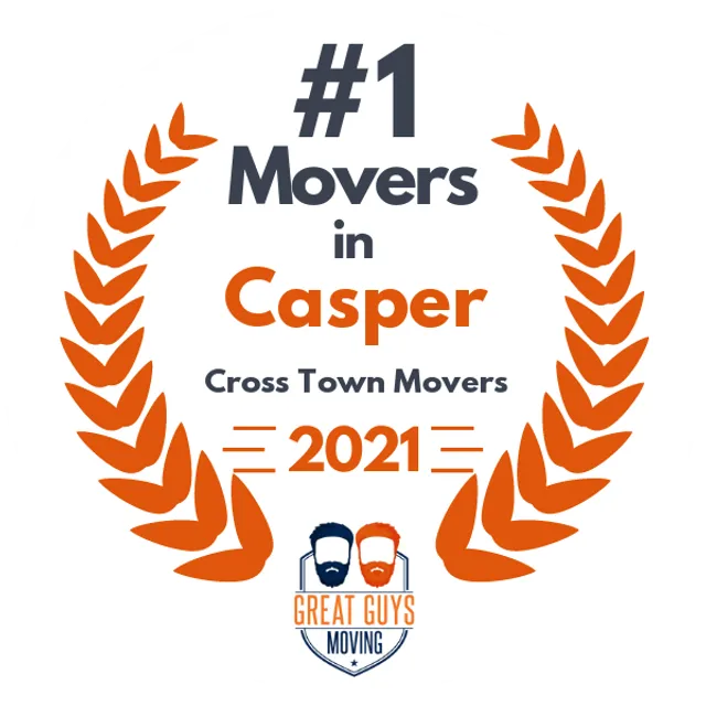 #1 Ranked Movers in Casper, WY 2021 award