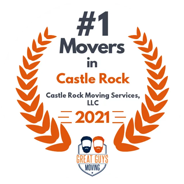 #1 Ranked Movers in Castle Rock, CO 2021 award