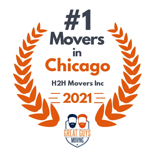 #1 Ranked Movers in Chicago, IL 2021 award