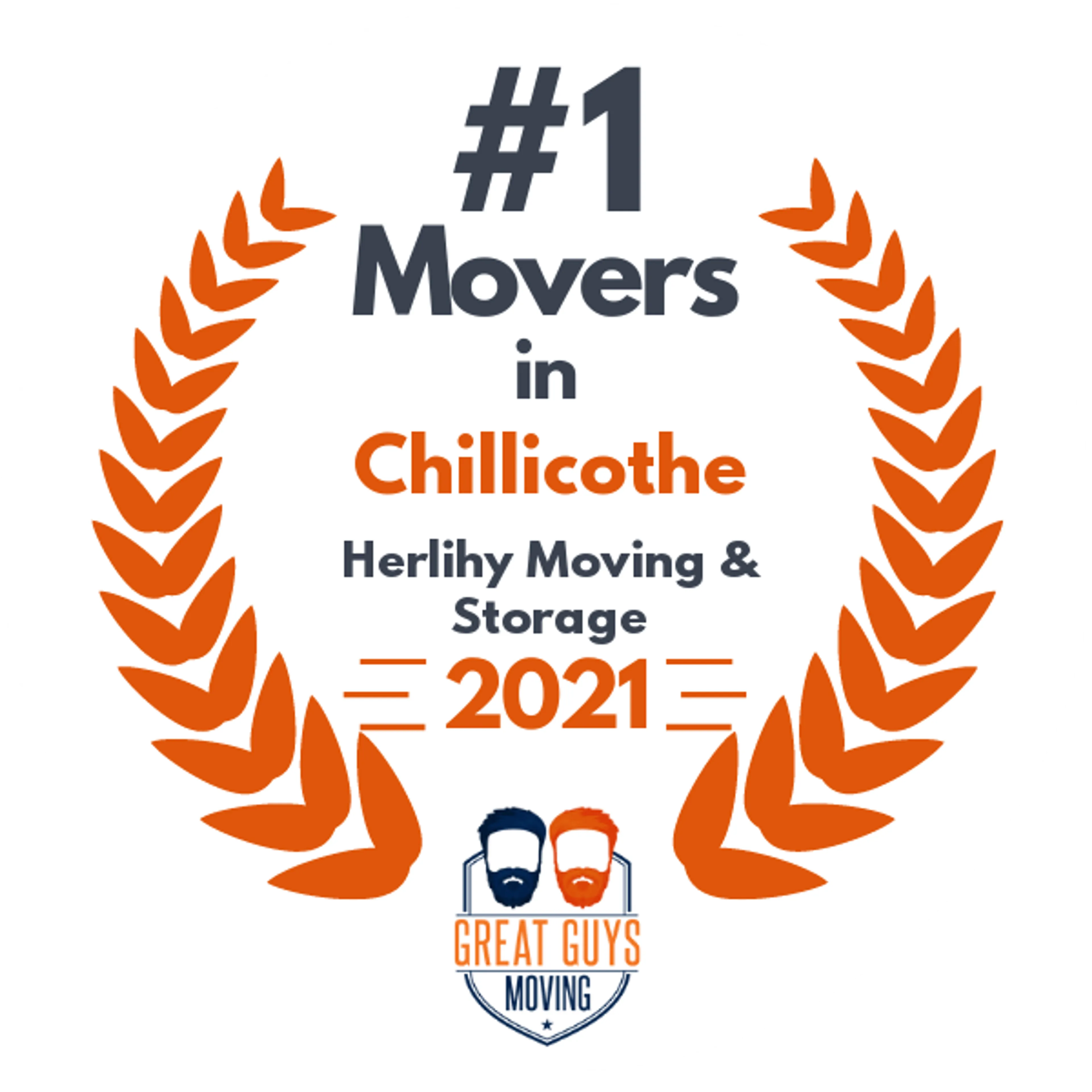 #1 Ranked Movers in Dayton, OH 2021 award