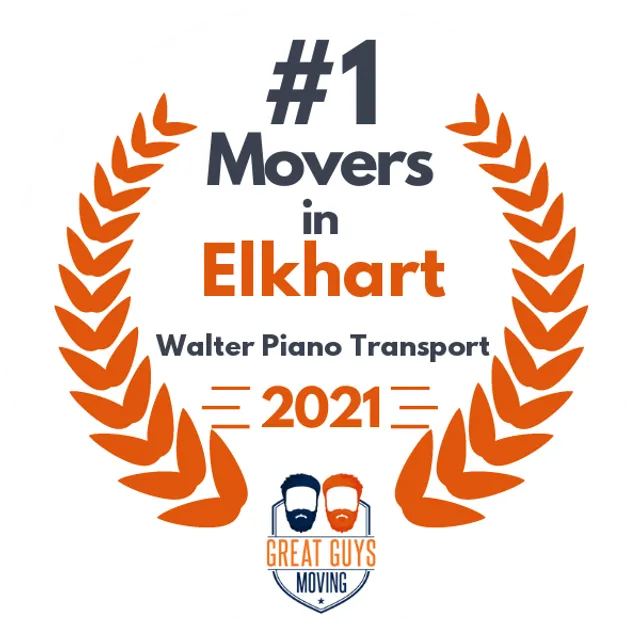 #1 Ranked Movers in Elkhart, IN 2021 award