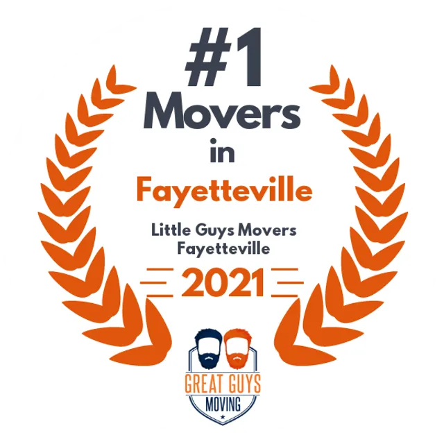 #1 Ranked Movers in Fort Smith, AR 2021 award