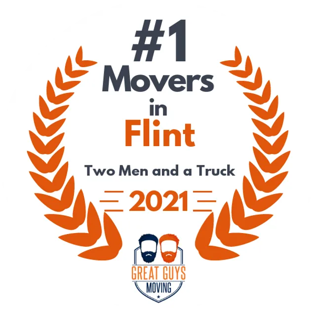 #1 Ranked Movers in Flint, MI 2021 award