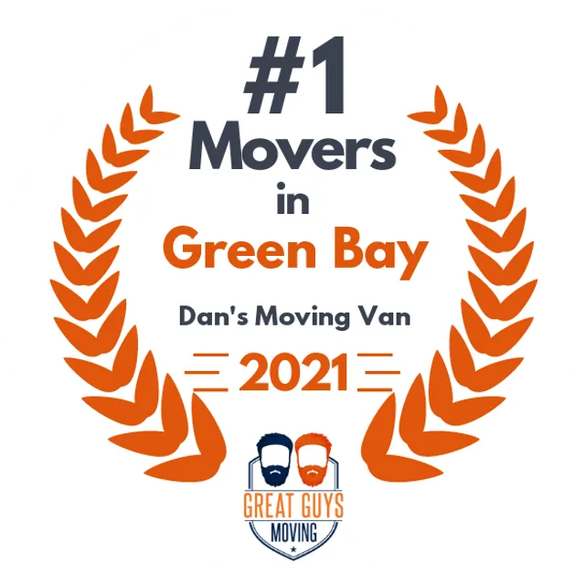 #1 Ranked Movers in Green Bay, WI 2021 award