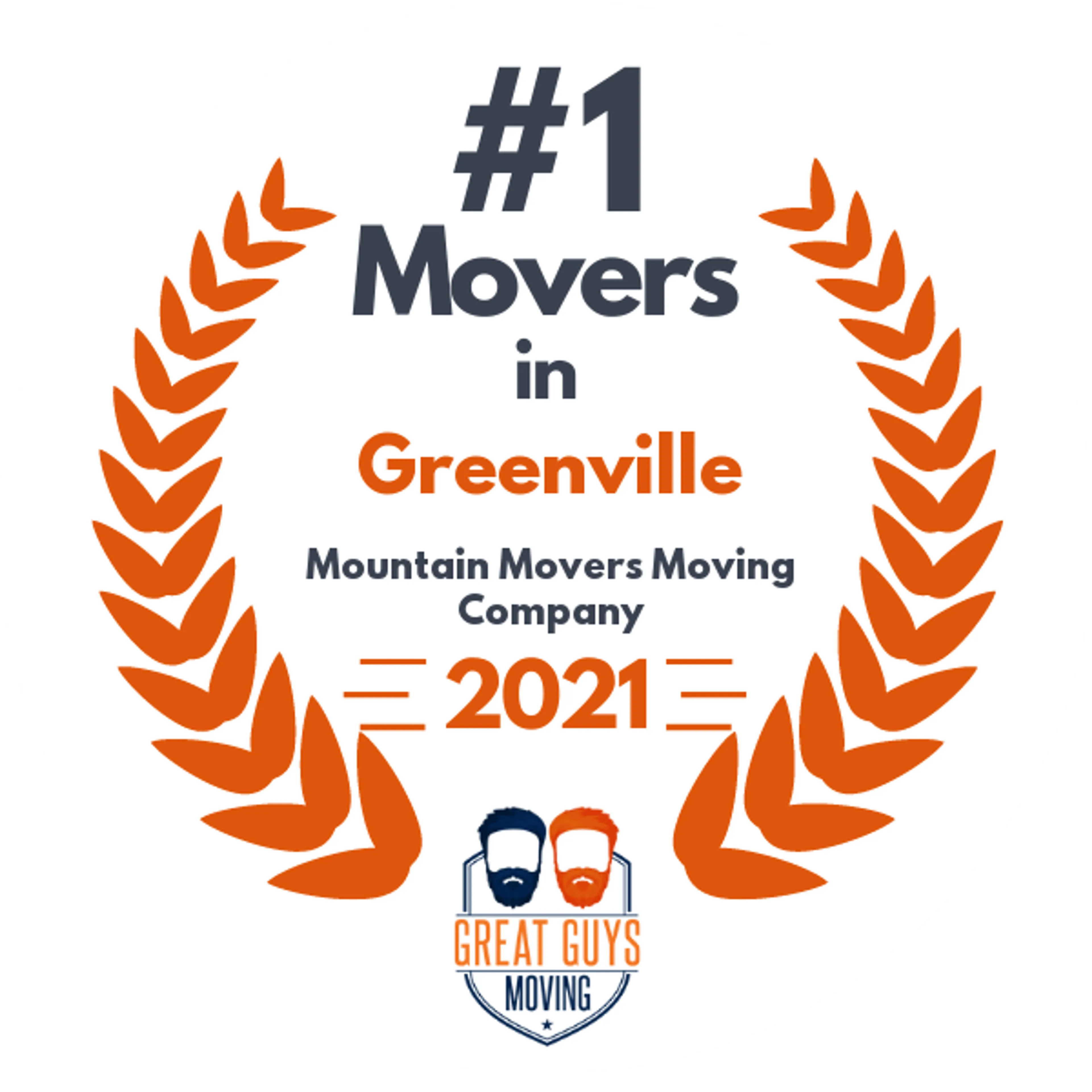 #1 Ranked Movers in Greenville, MS 2021 award