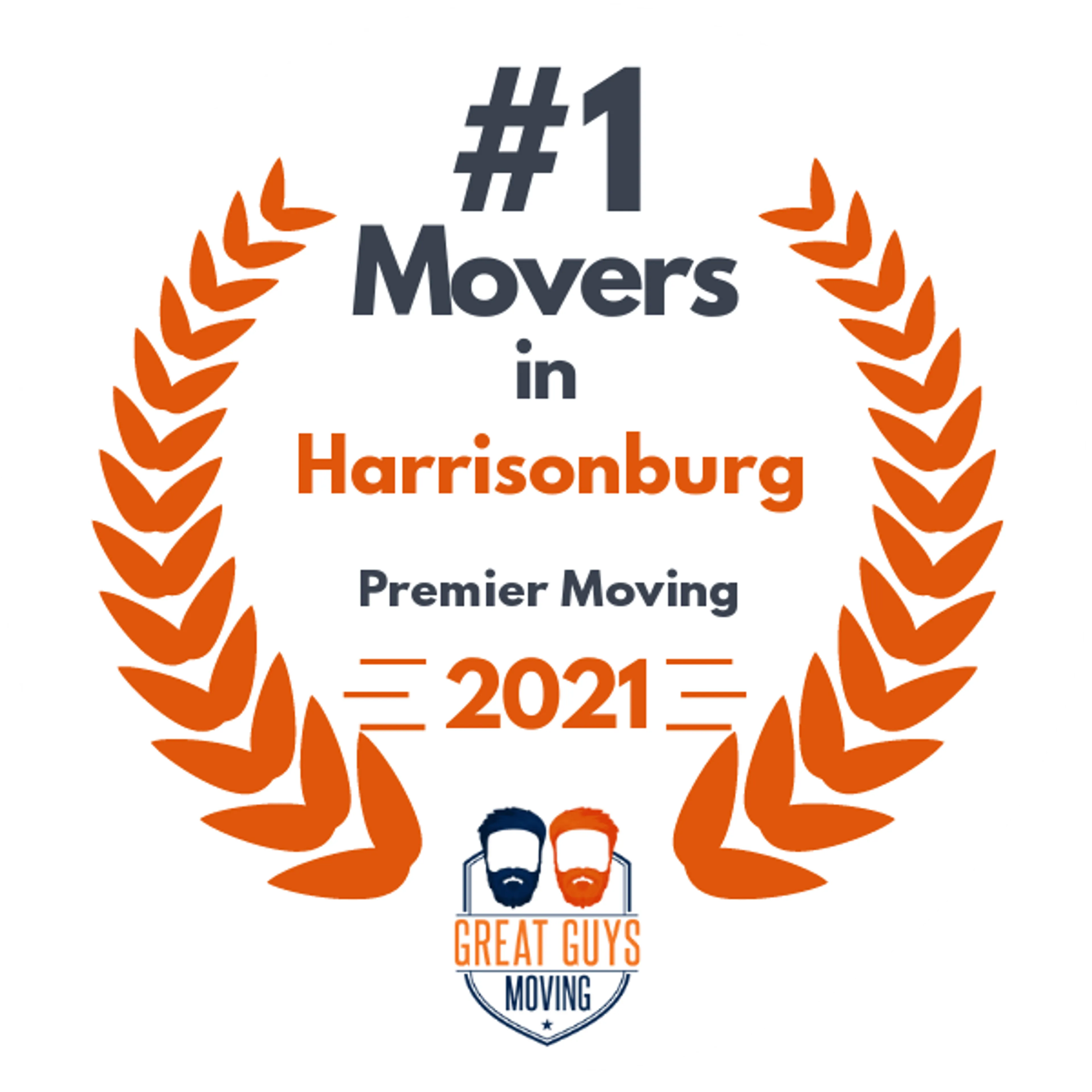 #1 Ranked Movers in Portsmouth, VA 2021 award