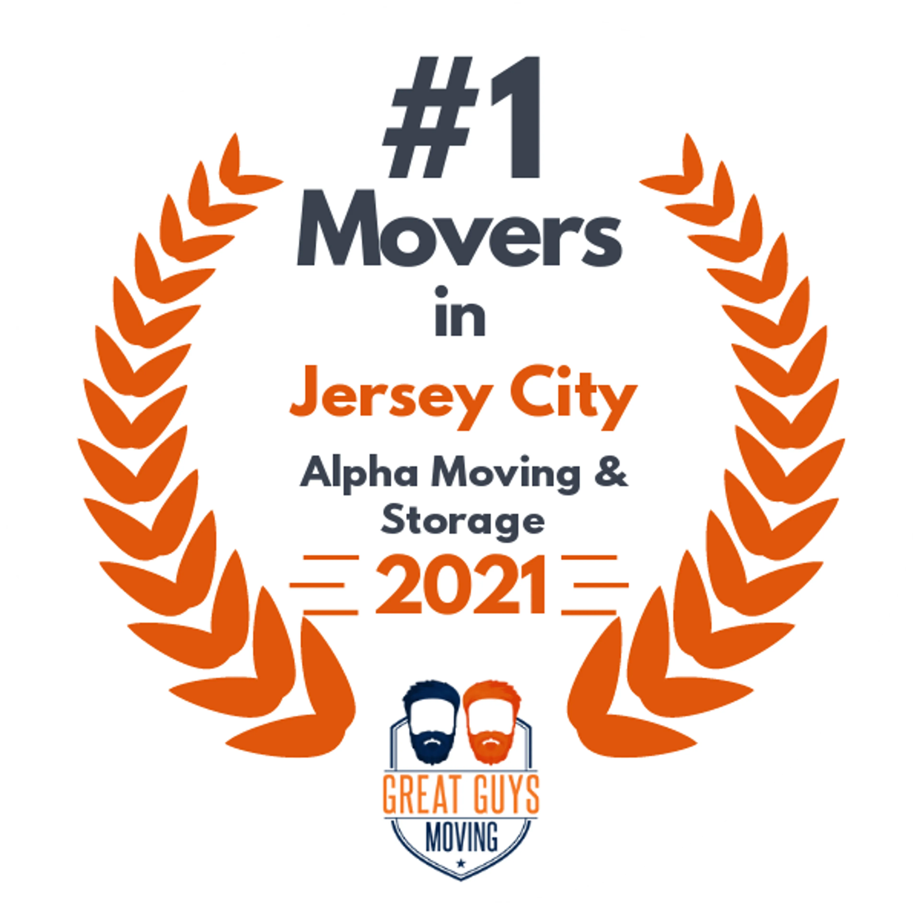 #1 Ranked Movers in Newark, NJ 2021 award