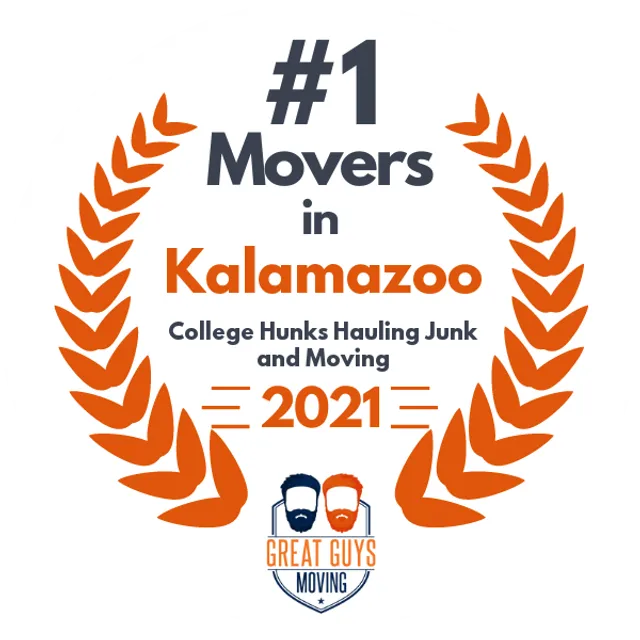 #1 Ranked Movers in Kalamazoo, MI 2021 award