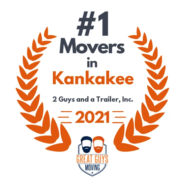 #1 Ranked Movers in DeKalb, IL 2021 award