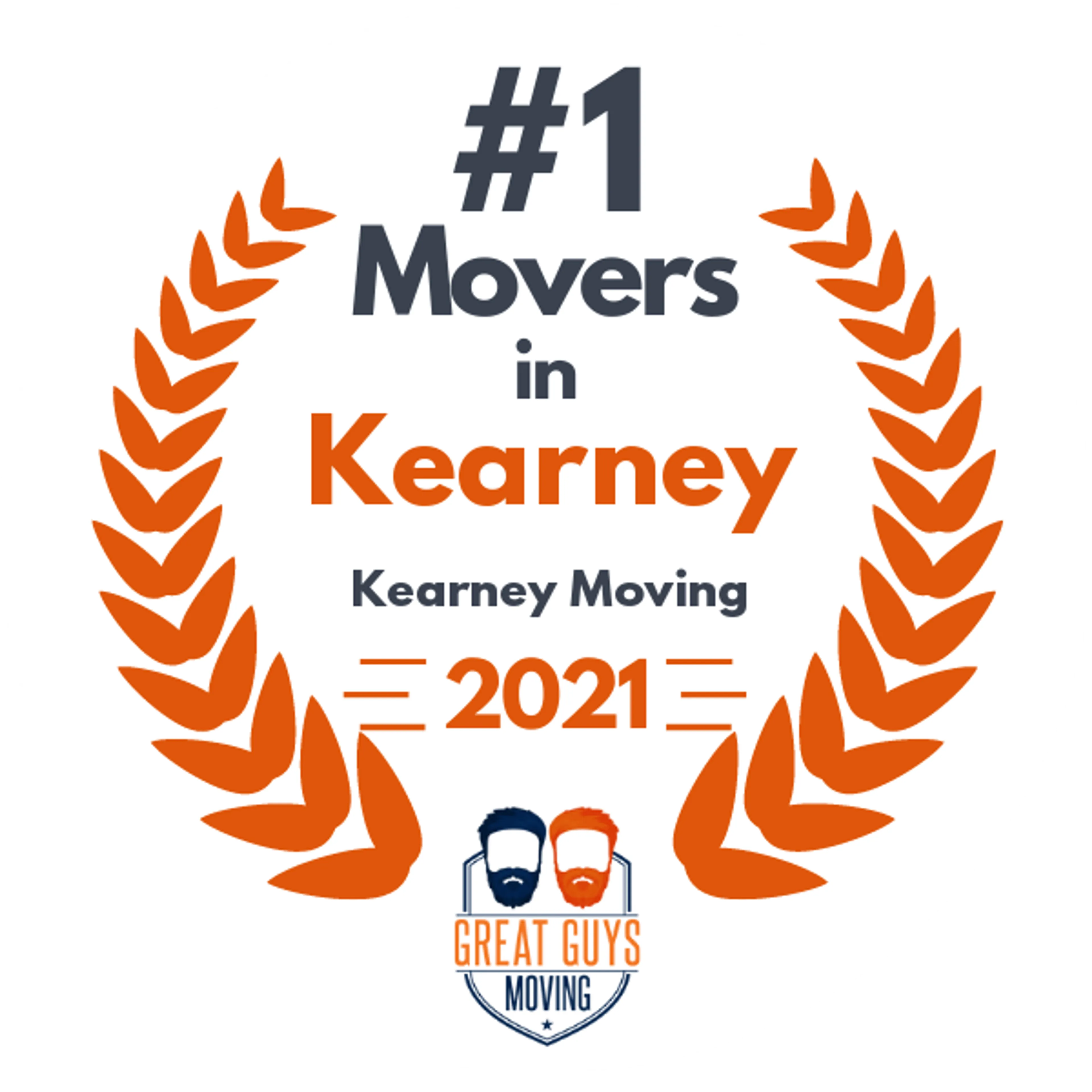 #1 Ranked Movers in Grand Island, NE 2021 award