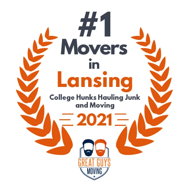 #1 Ranked Movers in Lansing, MI 2021 award