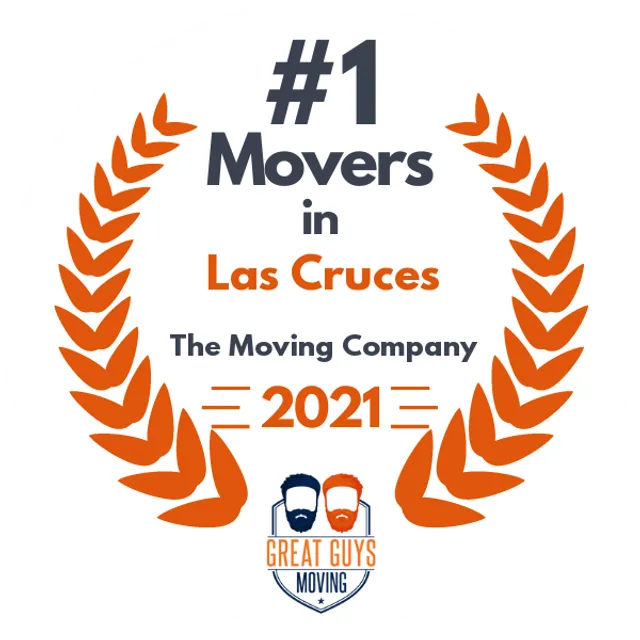 #1 Ranked Movers in Las Cruces, NM 2021 award