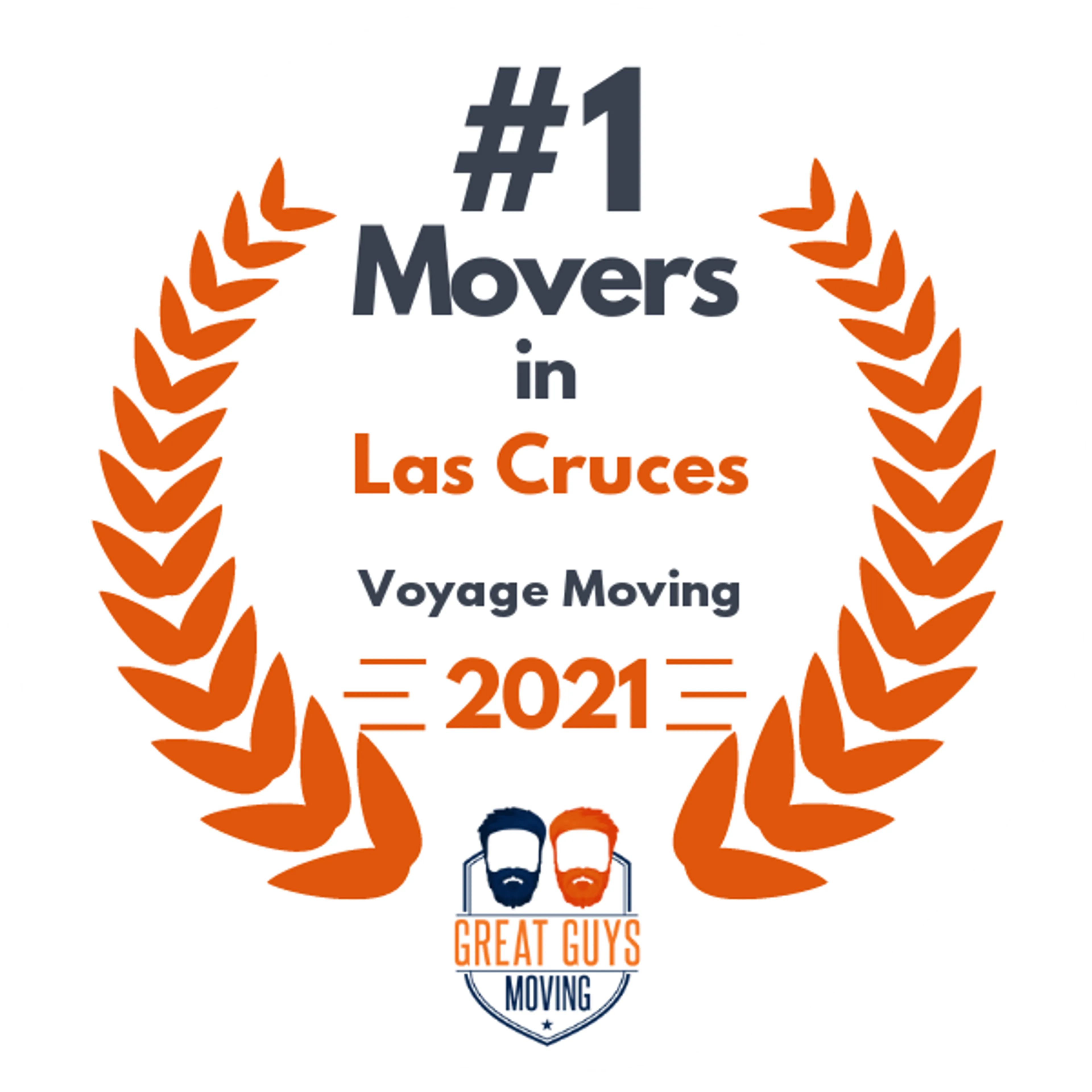 #1 Ranked Movers in El Paso, TX 2021 award