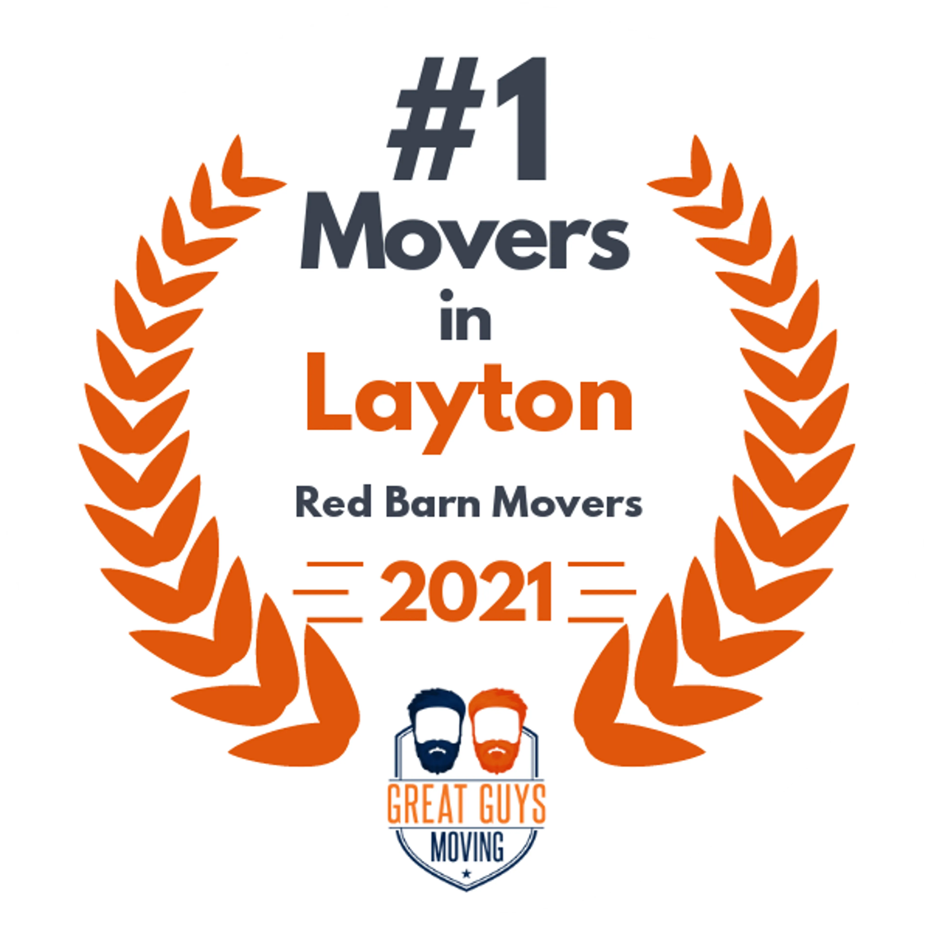 #1 Ranked Movers in Salt Lake City, UT 2021 award
