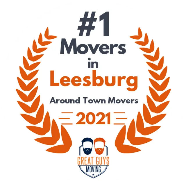 #1 Ranked Movers in Alexandria, VA 2021 award