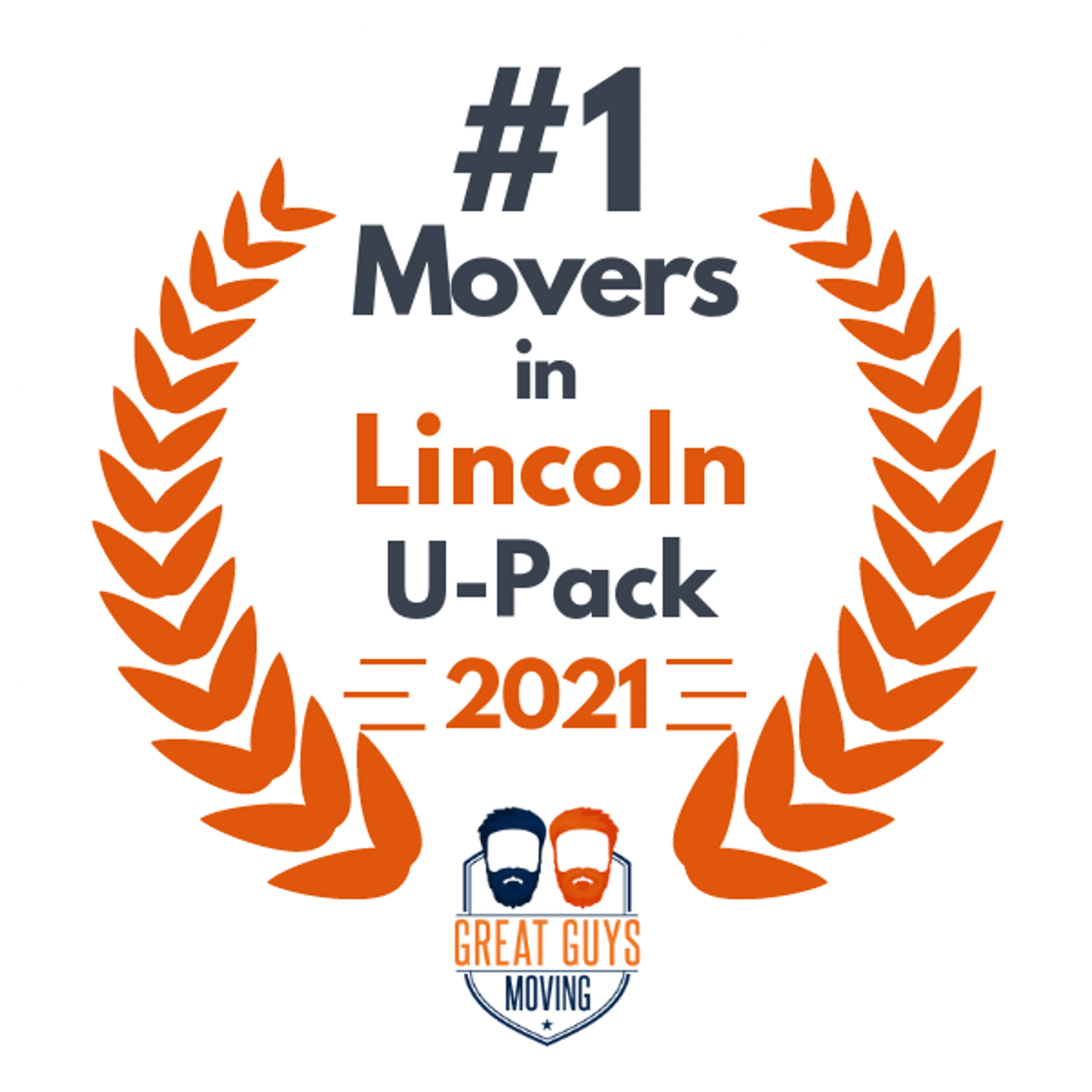 #1 Ranked Movers in Lincoln, NE 2021 award