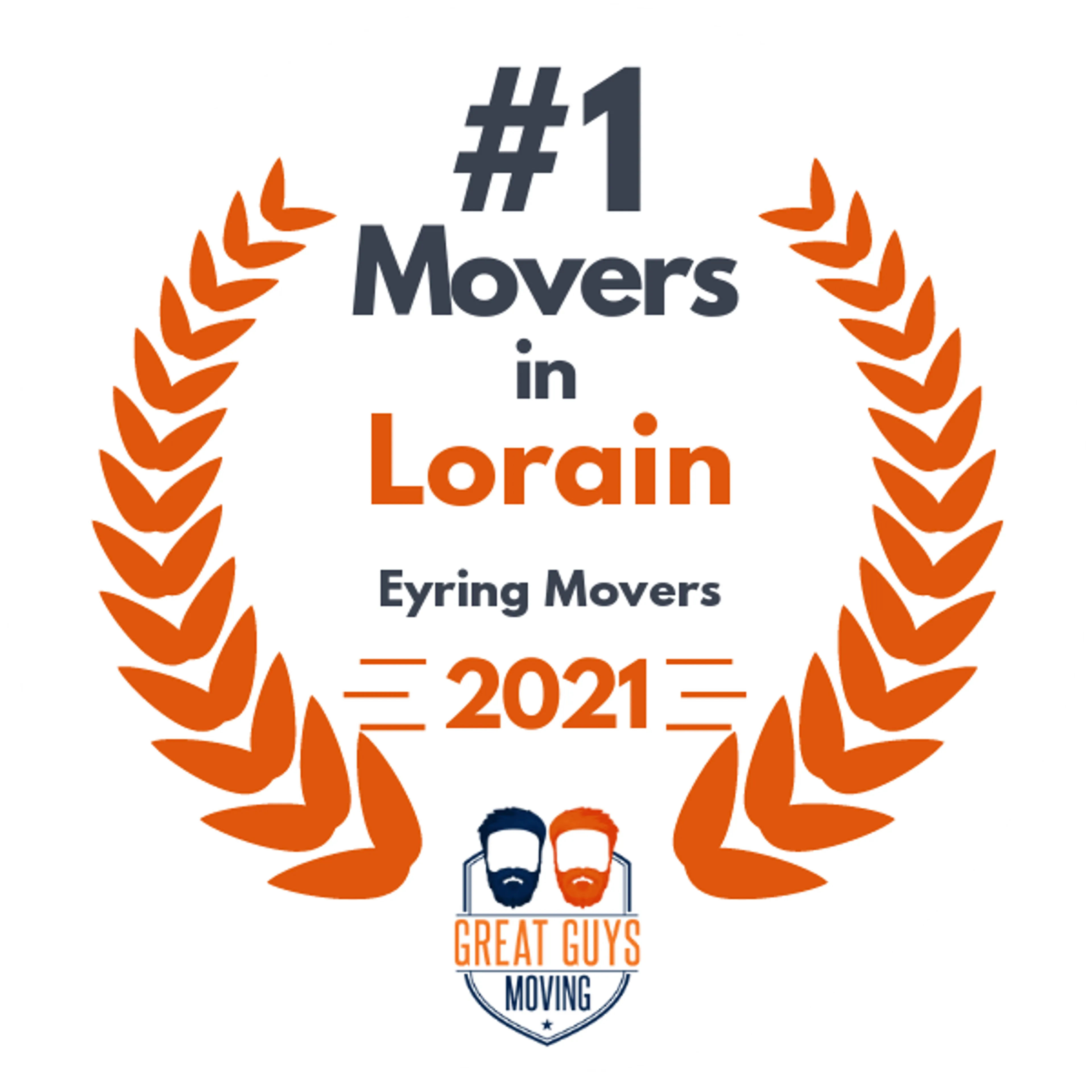 #1 Ranked Movers in Cleveland, OH 2021 award