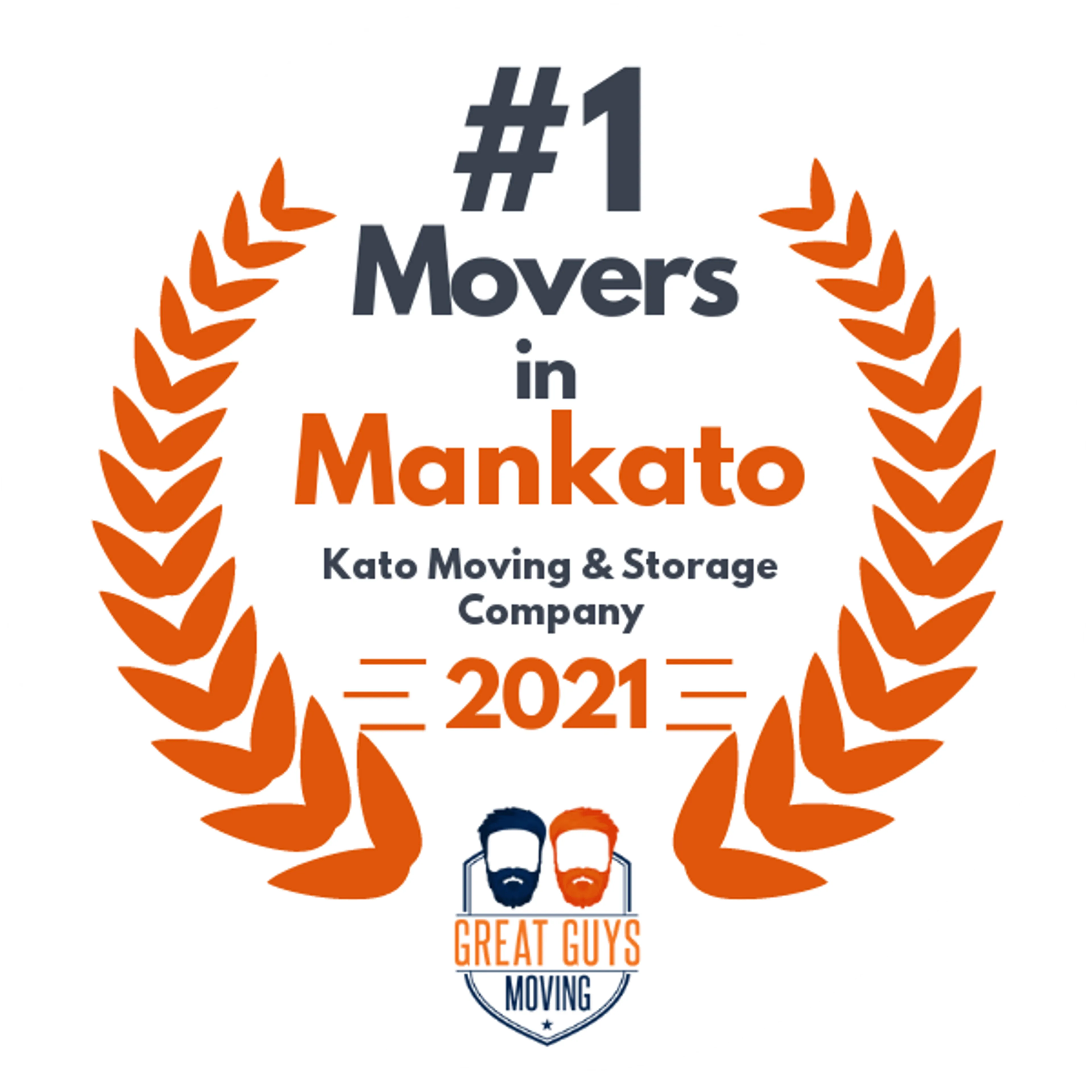 #1 Ranked Movers in St. Louis Park, MN 2021 award