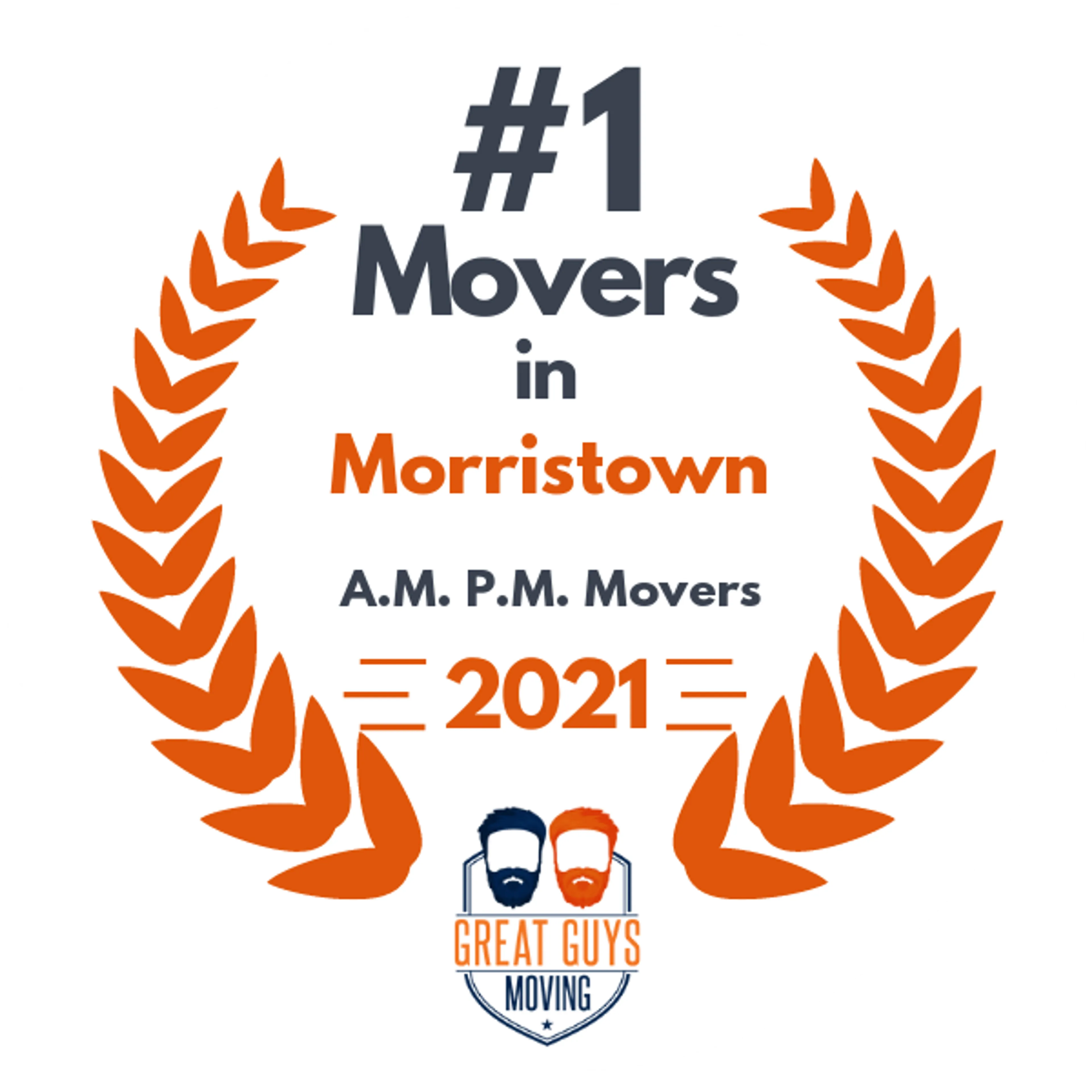 #1 Ranked Movers in Knoxville, TN 2021 award