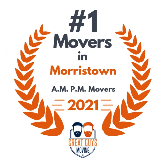 #1 Ranked Movers in Knoxville, TN 2021 award