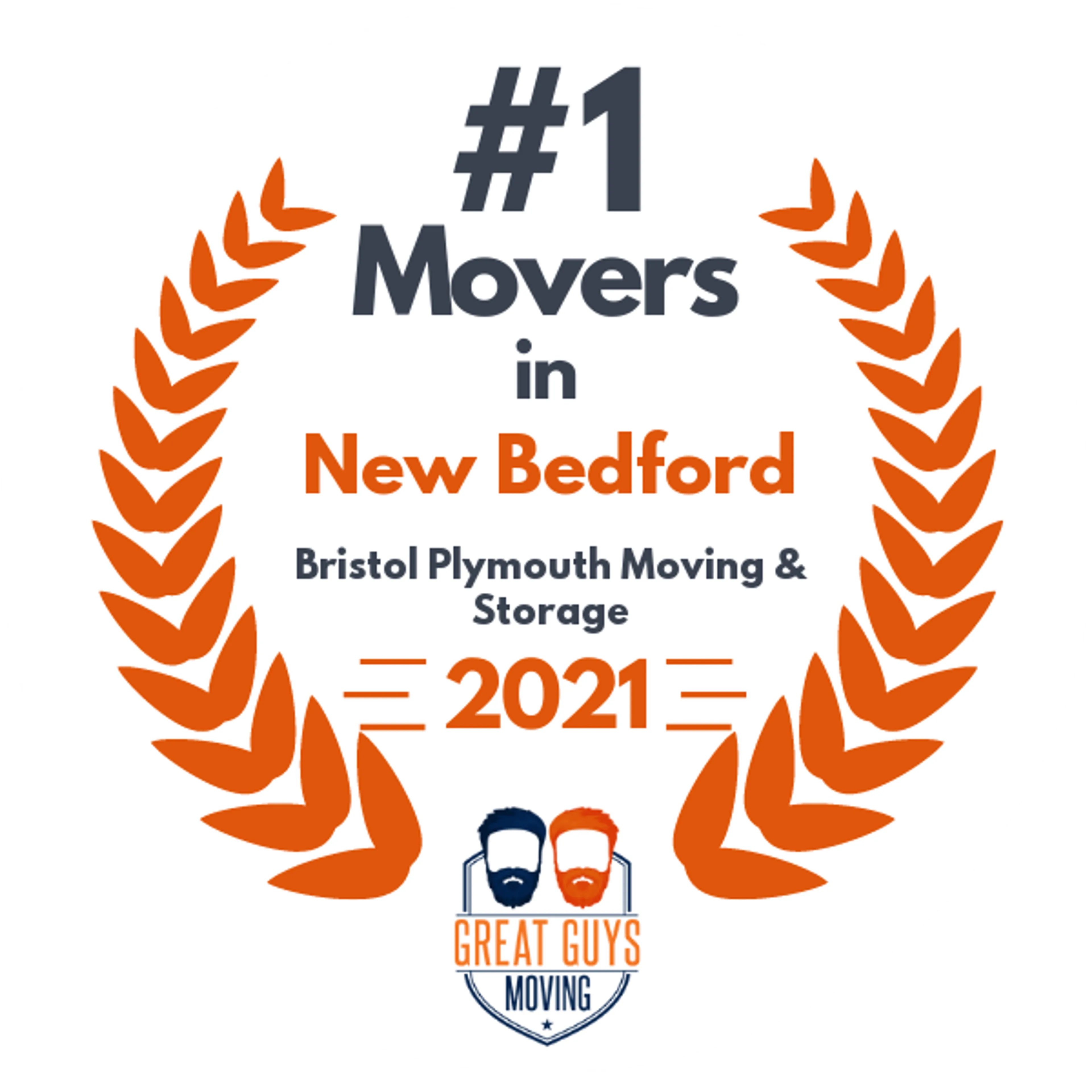 #1 Ranked Movers in Providence, RI 2021 award