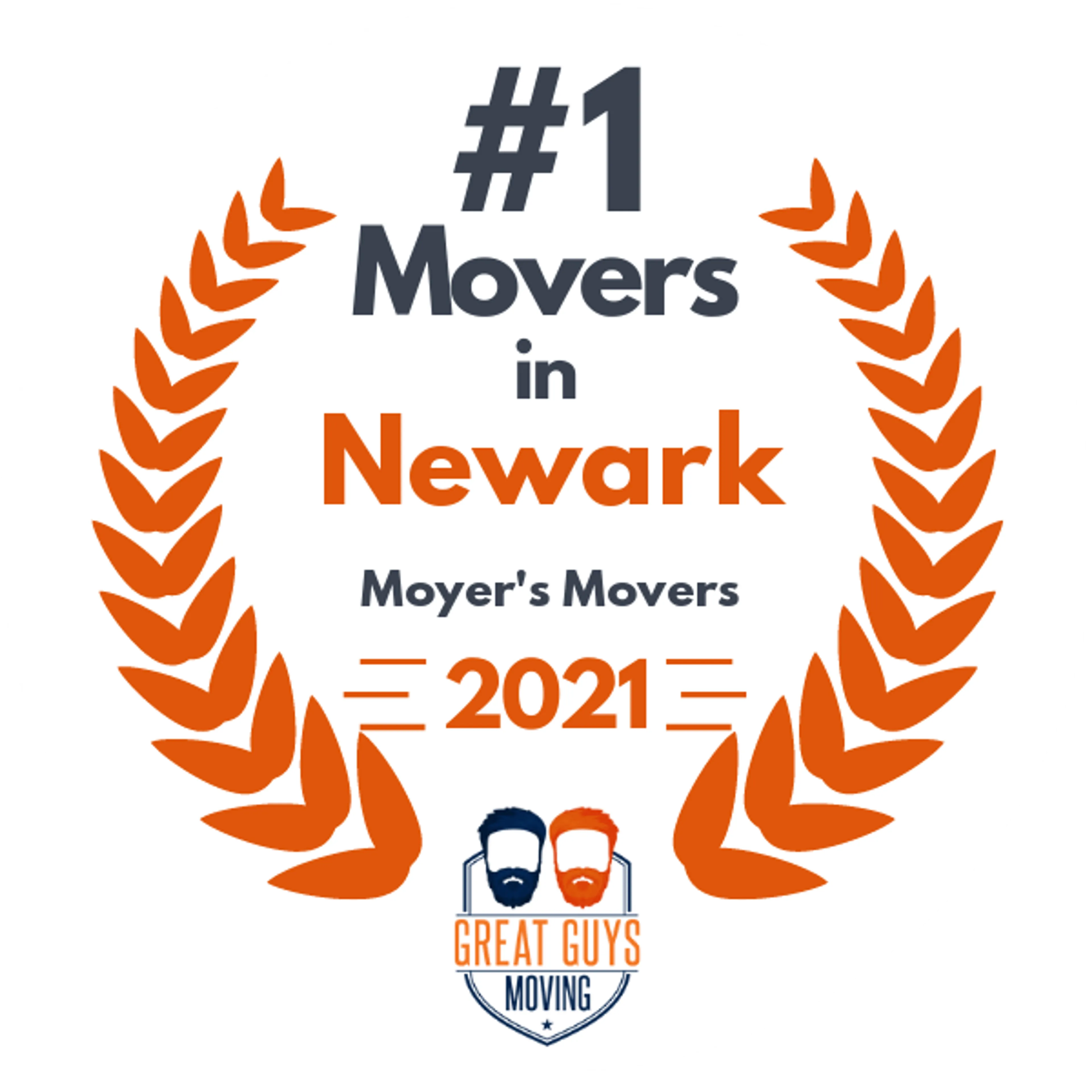 #1 Ranked Movers in Columbus, OH 2021 award