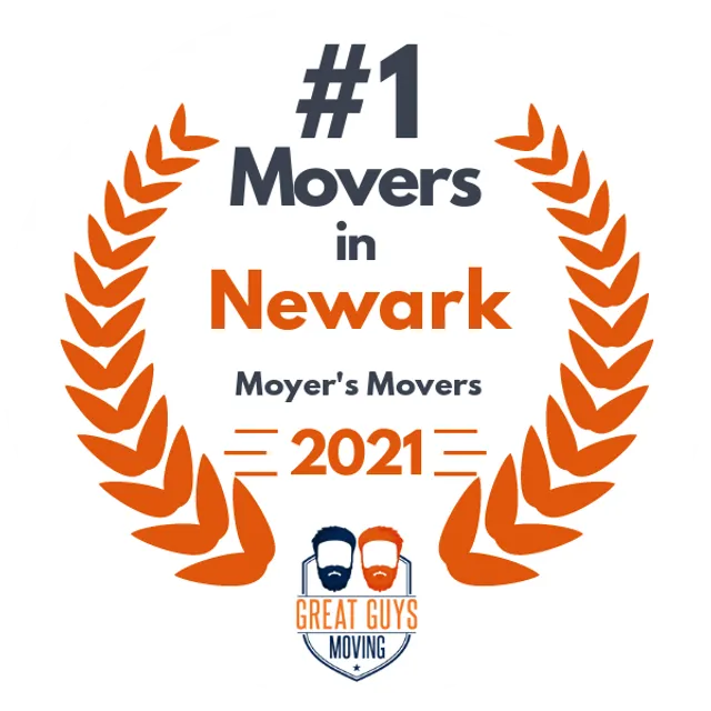 #1 Ranked Movers in Columbus, OH 2021 award